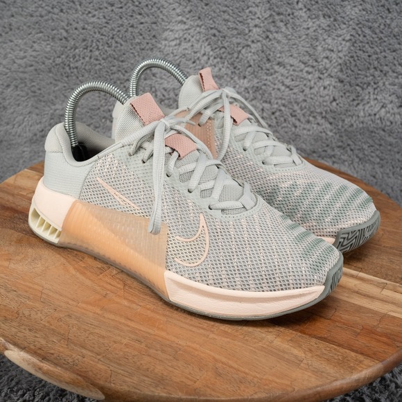 Nike Shoes - NIKE METCON 9 Women's Shoes Light Silver/Guava/Mica Green/Ivory US 7